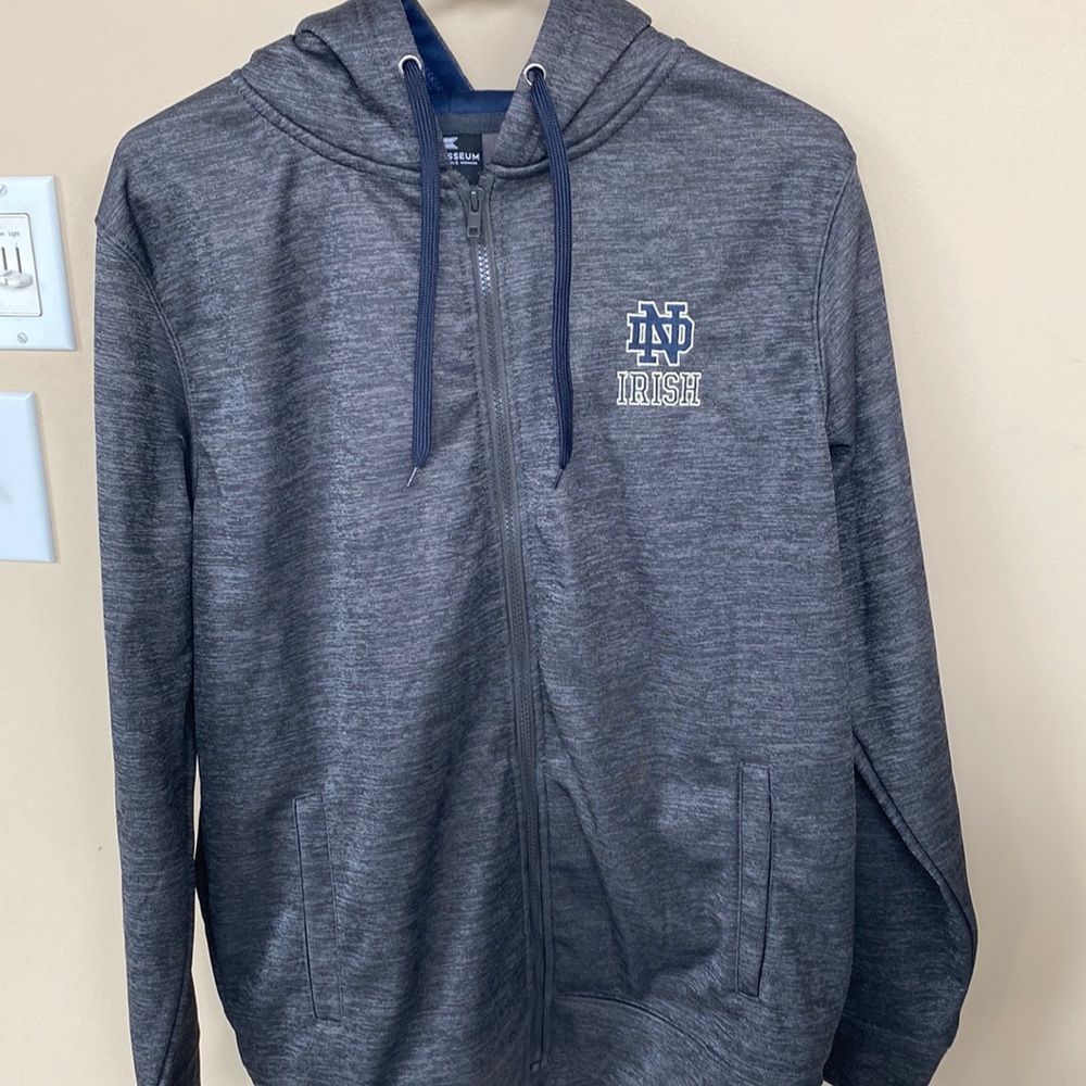 Mens Notre Dame Zippered jacket
